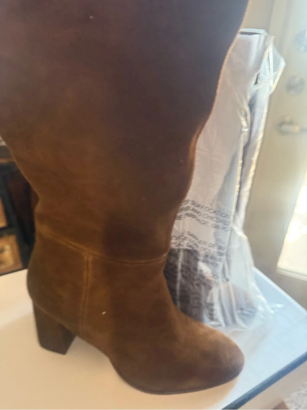 Steve Madden Women's Chocolate Brown Suede Over-the-Knee Boot 9.5